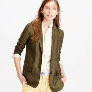 JCrew Collection Silk Lightweight Blazer